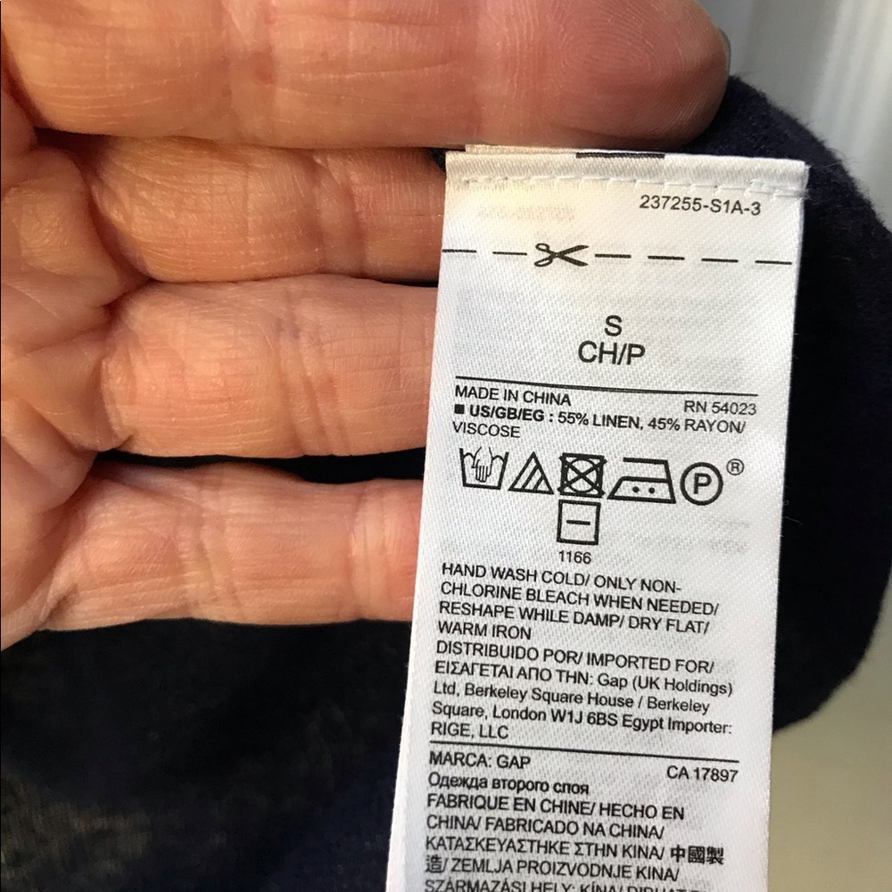 GAP Short sleeve linen sweater - Picture 5 of 6